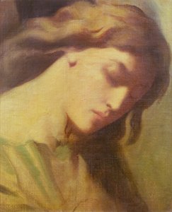 Ein Engel, Studie für den Ölberg von Théodore Chassériau