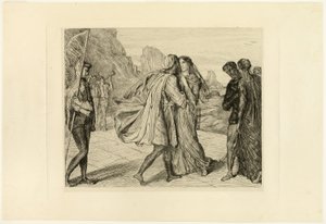 O Mein Schöner Krieger!, Platte fünf aus Othello von Théodore Chassériau