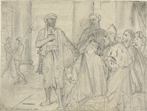 Othellos Rede an die Senatoren von Venedig von Théodore Chassériau