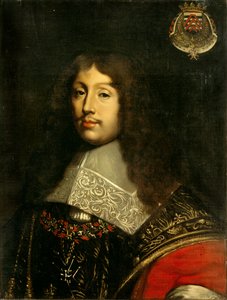 Porträt des Herzogs Francois de la Rochefoucauld (1613-1680), französischer Schriftsteller (Gemälde von Theodore Chasseriau, 19. Jahrhundert) von Théodore Chassériau