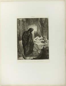 Doch sie muss sterben, Platte elf aus Othello von Théodore Chassériau