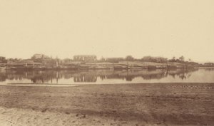 Übersicht von Luxor vom gegenüberliegenden Ufer