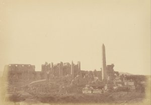 Übersicht des Palastes von Karnak