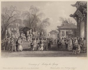 Zeremonie des "Frühlingsbegrüßens"
