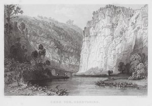 Chee Tor, Derbyshire (Gravur) von Thomas (after) Allom