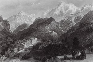 Eaux Bonnes, in den Pyrenäen von Thomas (after) Allom
