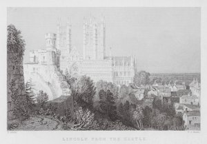 Lincoln vom Schloss (Gravur) von Thomas (after) Allom