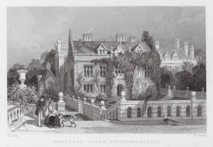 Newstead Abbey, Nottinghamshire von Thomas (after) Allom