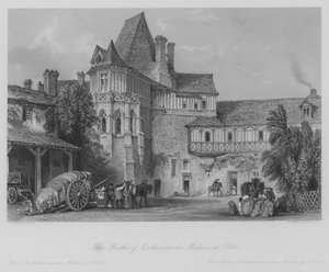 Die Bäder von Catherine de Medicis in Blois (Stich) von Thomas (after) Allom