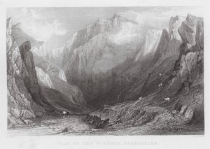 Tal der Winnets, Derbyshire (Gravur) von Thomas (after) Allom