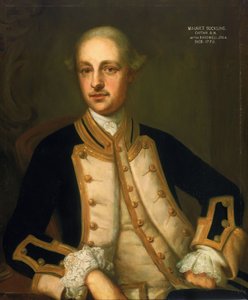 Kapitän Maurice Suckling (1725-1778) von Thomas (after) Bardwell