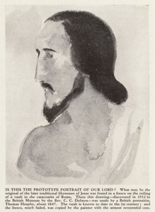 Porträt von Jesus Christus aus den Katakomben von Rom
