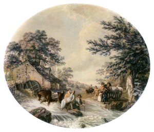 Vicar of Wakefield von Oliver Goldsmith, Illustration von Thomas Hearne von Thomas (after) Hearne