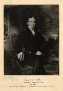 Porträt von Benjamin Gott von Thomas (after) Lawrence