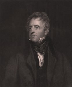 Porträt des englischen Schauspielers John Fawcett (1768-1837), Kupferstich von W J Edwards nach einem Gemälde von Thomas Lawrence, 23x32 cm, Virtue and Co Publisher, London von Thomas (after) Lawrence