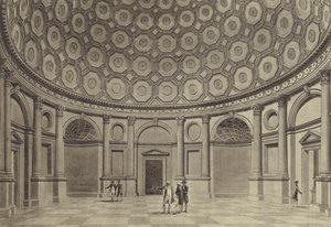Brokers Exchange, Sir Robert Taylors Rotunde, Bank of England von Thomas (after) Malton