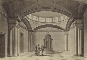 Sir Robert Taylors Vier-Prozent-Reduzierte-Rentenbüro, Bank von England von Thomas (after) Malton