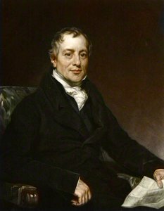 Porträt von David Ricardo - Gravur nach Thomas Phillips - David Ricardo (1772-1823), britischer Ökonom von Thomas (after) Phillips