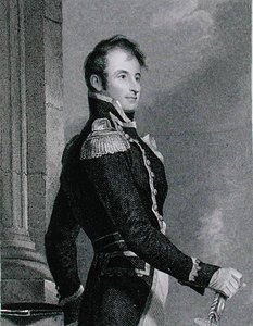 Stephen Decatur (1779-1820), graviert von Asher Brown Durand nach einer Kopie des Originals von James Herring von Thomas (after) Sully