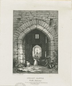 Dudley Castle - Nordtor (Gravur)