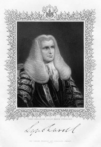 John Singleton Copley 1738-1815, britischer Lordkanzler und Politiker, 19. Jahrhundert von Thomas A. Woolnoth