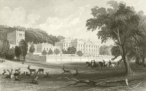 Chatsworth, Derbyshire von Thomas Allom