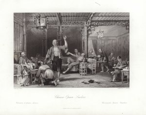 Chinesische Opiumraucher von Thomas Allom