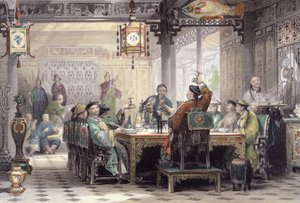 Dinnerparty im Haus eines Mandarins, aus 