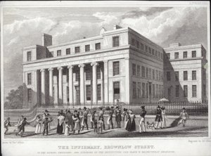 Liverpool Infirmary, Brownlow Street von Thomas Allom