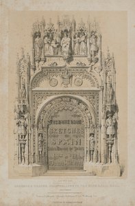 Malerische Skizzen in Spanien: Titelseite, 1837 von Thomas Allom