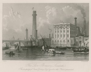 Die Löwenbrauerei in Lambeth von Thomas Allom