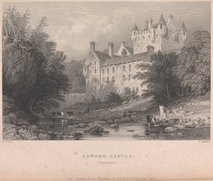 Cawdor Castle, Narnshire (veröffentlicht von G. Virtue); Seite 59 (Band Eins)