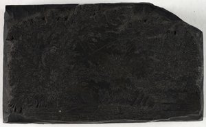 Holzschnitt für Mann, der unter einem Baum mit Wasserfall fischt von Thomas Bewick