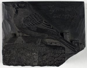 Holzstock für „Der Sperling“, aus A History of British Birds von Thomas Bewick