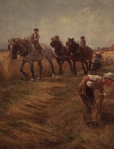 Ernteszene von Thomas Blinks