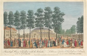 Ranelagh House & Gardens mit der Rotunde zur Zeit des Jubiläumsballs