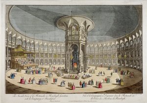Die Rotunde in den Ranelagh-Gärten, Chelsea, London, um 1750