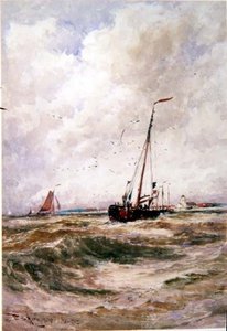 Fischerboote vor Katwick