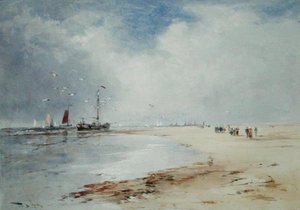 Rückkehr der Fischereiflotte von Thomas Bush Hardy