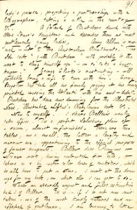 Beschreibt das Büro, das er mit Frank Bellew teilt, und einen Brief von William Boutcher. Transkription von Thomas Butler Gunn
