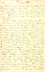 Thomas Butler Gunn Tagebücher - Band 20, Seite 104, 12. Juli 1862