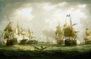 Die Schlacht von Trafalgar, 21. Oktober 1805, Beginn der Aktion von Thomas Buttersworth