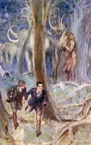 Illustration für Eine Reise zum Mittelpunkt der Erde von Jules Verne von Thomas Cantrell Dugdale