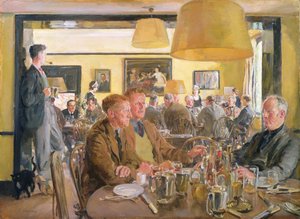 Mittagessen im Chelsea Arts Club von Thomas Cantrell Dugdale