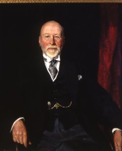 Porträt von Sir William Nicholson, ca. 1935-36 von Thomas Cantrell Dugdale