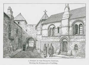 Eine Straße im zwölften Jahrhundert