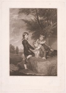 Thomas Philip, dritter Lord Grantham, später Earl De Grey, mit seinen Brüdern Frederick John und Philip von Thomas Cheesman