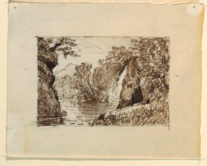Imaginäre Landschaft von Thomas Cole