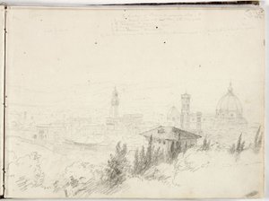 Panorama von Florenz von Thomas Cole