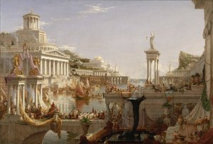 Der Lauf des Imperiums: Die Vollendung des Imperiums, ca. 1835-36 von Thomas Cole